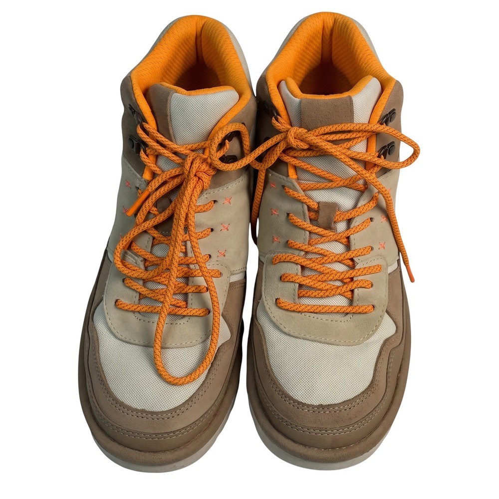 UGG Highland Heritage Tan Beige Orange Suede Mesh Sneakers 1112281 Womens 11